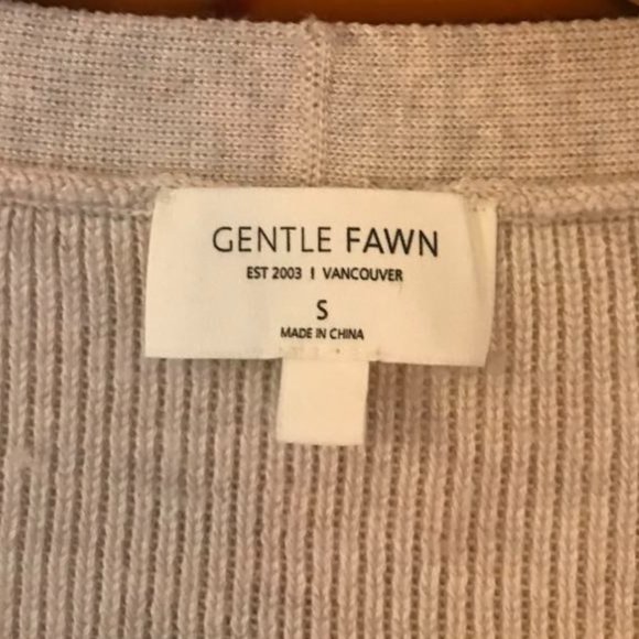 Cropped cardigan - Gentle Fawn, sz S - Picture 2 of 9